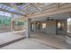 The covered patio features ceiling fans and a pergola, perfect for outdoor entertaining and relaxation at 5264 Silverheart Ave, Las Vegas, NV 89142