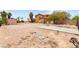 Large backyard space ready to be designed, currently with a shed and dirt at 7794 River Mist Ct, Las Vegas, NV 89113