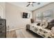 Bedroom featuring neutral colors, and bright windows at 8032 Audubon Canyon St, Las Vegas, NV 89131