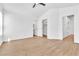Large bedroom with vaulted ceilings and easy access to bathroom and walk in closet at 831 Purple Sage Ter, Henderson, NV 89015