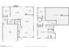 Detailed floor plan showcasing the layout of the home's two floors, including room dimensions at 9011 Aldershot Ct, Las Vegas, NV 89147