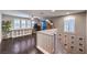 Upstairs bonus room features a built-in bookcase and home office with a sauna at 10243 Aragon Crown Rd, Las Vegas, NV 89135