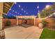 Backyard patio area with ample room for outdoor seating, cooking, and entertaining at 10243 Aragon Crown Rd, Las Vegas, NV 89135