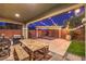 Inviting backyard patio area with ample room for outdoor seating, cooking, and entertaining at 10243 Aragon Crown Rd, Las Vegas, NV 89135