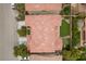 Aerial view of a well-maintained home with a red tile roof and lush backyard at 10300 S Dapple Gray Rd, Las Vegas, NV 89178