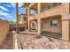 Paver patio with hot tub in a cozy backyard, perfect for outdoor enjoyment at 1064 Calvia St, Las Vegas, NV 89138