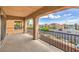 Picturesque balcony view overlooking a neighborhood street, showcasing the scenic surroundings at 1064 Calvia St, Las Vegas, NV 89138