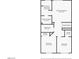 Detailed second floor plan of the home showing layout and room dimensions at 1547 Balsam Mist Ave, Las Vegas, NV 89183