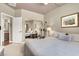 Bedroom featuring a large mirrored closet and comfortable bed at 2102 Rhonda Ter, Henderson, NV 89074