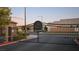 Secured entrance gate to 'The Estates' community, ensuring privacy and exclusivity for residents at 2913 Monate Ct, Henderson, NV 89044