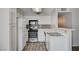 Bright kitchen with stainless steel appliances and light-colored countertops at 3060 Tarpon Dr # 102, Las Vegas, NV 89120