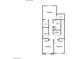 Second floor plan featuring three bedrooms, two bathrooms, laundry room and walk in closets at 4273 Venus Falls Ave, North Las Vegas, NV 89084