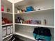 Spacious pantry with ample shelving, perfect for organized storage of food and household items at 4273 Venus Falls Ave, North Las Vegas, NV 89084