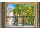 View from balcony shows attractive architecture and landscaping at 5155 W Tropicana Ave # 2017, Las Vegas, NV 89103