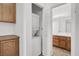 Laundry room area with washer and dryer unit and cabinet space at 5155 W Tropicana Ave # 2017, Las Vegas, NV 89103