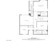 Upstairs floor plan featuring three bedrooms, two baths and walk-in closets at 5458 Walton Heath Ave, Las Vegas, NV 89142