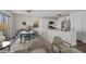 Bright living space featuring an open floor plan, with dining area and eat in kitchen at 5458 Walton Heath Ave, Las Vegas, NV 89142