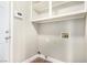 Utility room featuring built-in shelving and washer/dryer hookups at 5734 Duval Dr, Las Vegas, NV 89156