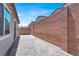 Spacious backyard patio with block wall, perfect for outdoor living at 6106 Castle Gardens Ave, Las Vegas, NV 89130