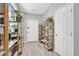 Bright entryway showcases lovely shelving and a convenient closet at 6106 Castle Gardens Ave, Las Vegas, NV 89130