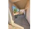 Covered back patio area offers shade with sliding door access to the home at 6425 Sierra Sands St, North Las Vegas, NV 89086