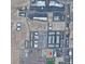 Aerial view showing property location in relation to local businesses and parks at 7375 Davenbury St, Las Vegas, NV 89113