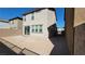 The backyard has a blank slate and is ready for your landscape and design ideas at 7375 Davenbury St, Las Vegas, NV 89113