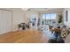Cozy living area with hardwood floors, neutral decor, and balcony access at 8255 Las Vegas Blvd # 1905, Las Vegas, NV 89123