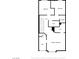 Second-story floor plan featuring bedrooms, bathrooms, laundry, and walk-in closet space at 901 Nevada Sky St, Las Vegas, NV 89128