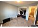 Bedroom with closet and doorway to hallway at 9148 Patrick Henry Ave, Las Vegas, NV 89149