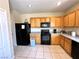 Kitchen with ample cabinet space and modern appliances at 9148 Patrick Henry Ave, Las Vegas, NV 89149
