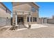 View of backyard with concrete patio, pergola, gravel, privacy fence, and access to the house at 9625 Gatesville Ave, Las Vegas, NV 89148
