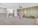 Spacious bonus room featuring a climbing wall, aerial swing, and plenty of space for activities at 10161 Bismarck Palms Ave, Las Vegas, NV 89166