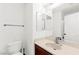Functional bathroom with modern fixtures, toilet, sink and neutral color scheme at 11755 Garland Grove Ln, Las Vegas, NV 89183