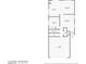 Downstairs floorplan featuring living spaces, kitchen, and garage at 11755 Garland Grove Ln, Las Vegas, NV 89183