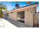 This backyard features a stucco wall with a desert landscape design at 118 Westin Ln, Henderson, NV 89002