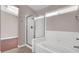 This main bathroom features a soaking tub, a glass shower, and tile accents at 118 Westin Ln, Henderson, NV 89002