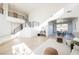 Spacious foyer with high ceilings, modern railing, and stylish decor at 1811 Country Meadows Dr, Henderson, NV 89012