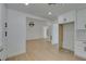 Open floor plan view of the living room and kitchen at 1852 E Viking Rd, Las Vegas, NV 89169