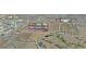 Aerial view of the property, showcasing its proximity to retail, dining and the Henderson Executive Airport at 1950 Colvin Run Dr, Henderson, NV 89052