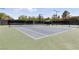 Well-maintained tennis court with ample space for singles or doubles play at 1950 Colvin Run Dr, Henderson, NV 89052