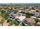 Beautiful aerial view of home featuring a backyard pool, covered patio, and desert landscaping at 2113 Scarlet Rose Dr, Las Vegas, NV 89134
