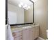 Elegant bathroom features a granite vanity, updated fixtures, and ample counter space at 2113 Scarlet Rose Dr, Las Vegas, NV 89134