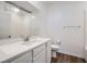 Clean, modern bathroom with sleek vanity, mirror, and well-maintained fixtures at 25 Barbara Ln # 42, Las Vegas, NV 89183