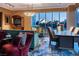 Elegant living room boasts floor-to-ceiling windows offering stunning city views and stylish decor at 360 E Desert Inn Rd # 407, Las Vegas, NV 89109