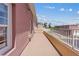 Exterior patio providing views of the community's neighborhood and clear skies at 5603 Deer Creek Falls Ct, Las Vegas, NV 89118