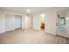 Spacious bedroom featuring light wood floors, a closet and an exterior door at 617 6Th St, Boulder City, NV 89005