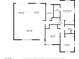 Floor plan with dimensions showing the layout of the living room, kitchen, bedrooms, bathrooms, dining area, and utility at 617 6Th St, Boulder City, NV 89005