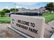 Welcome to Hemenway Park featuring beautiful landscaping, a baseball field, and mountain views in the distance at 617 6Th St, Boulder City, NV 89005