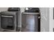 Modern washer and dryer set in a utility room at 6909 Fruit Flower Ave, Las Vegas, NV 89130
